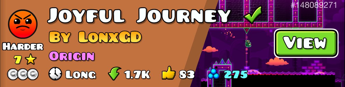LonxGD's tweet photo. Joyful Journey rated !!!!! 2026-09-26 https://t.co/nmSA6B7zrY