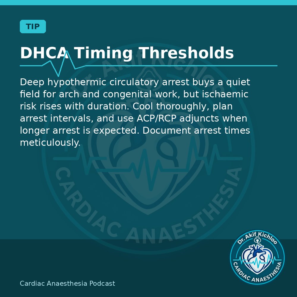 akifkichloo's tweet photo. DHCA, ACP &amp; Valves
DHCA timing, SACP monitoring, ME AV long-axis, TR anaesthetic goals.
Cardiac Anaesthesia Podcast
#CardiacAnaesthesia #CardiacAnaesthesiaPodcast #MedEd #CardiacOR https://t.co/OfZ1pvFAcy