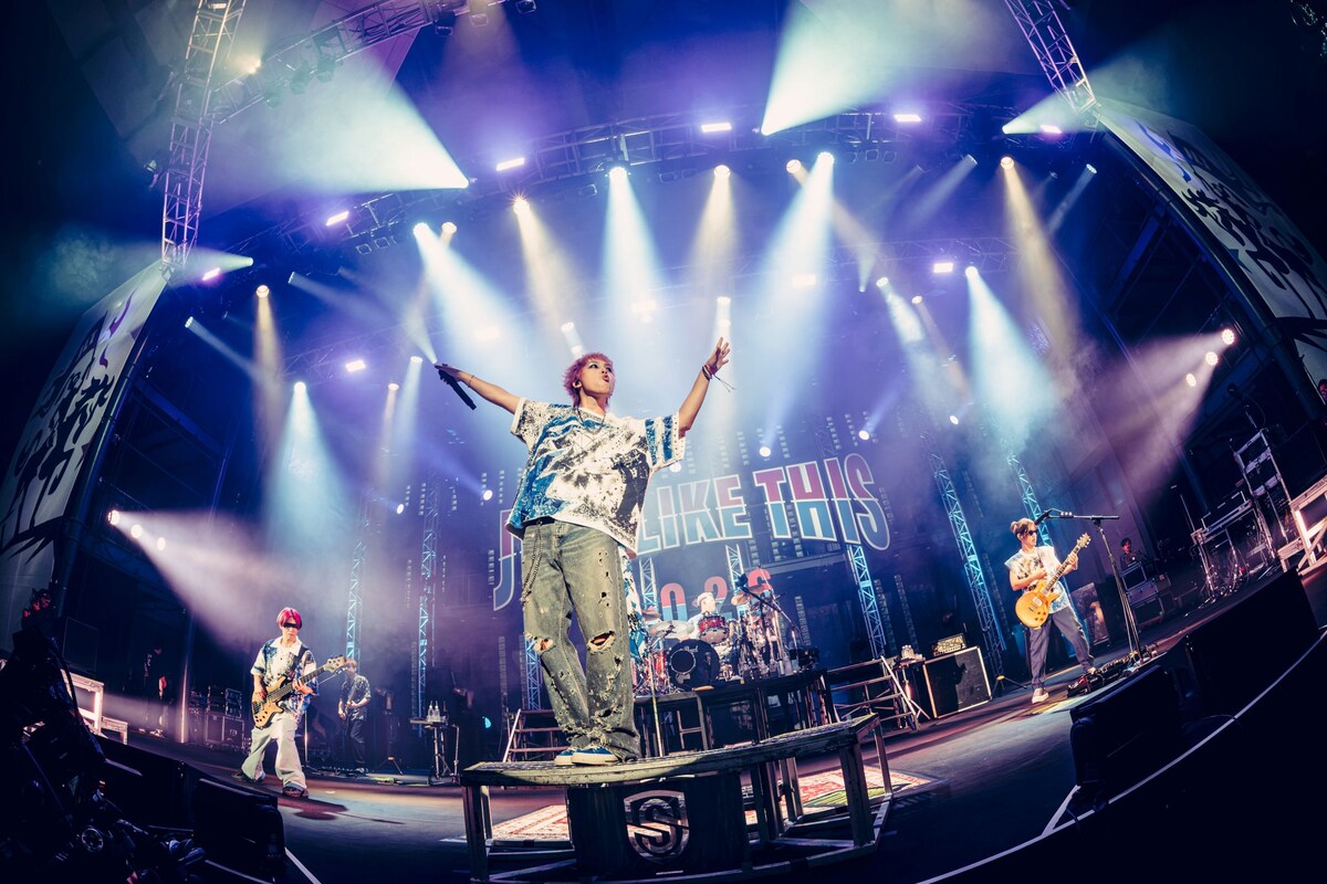 natalie_mu's tweet photo. 【ライブレポート】
SPYAIR恒例野外ライブ「JUST LIKE THIS」
日本公演で新曲やレア曲披露

🔽詳細・セトリ・写真📸14枚
https://t.co/qq8I8lggK7

#SPYAIR #SPYAIR_JLT2026 https://t.co/kGhZzbGAyL