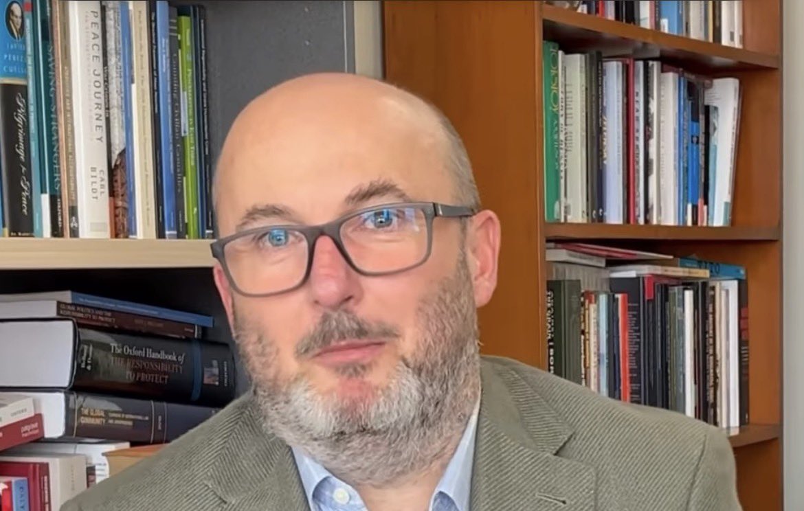 gecko080's tweet photo. The look your IR/political science prof gives the class when all the students ask about either Marx or Hitler instead of UN treaties and R2p agreements https://t.co/SzTWxs7X6Z