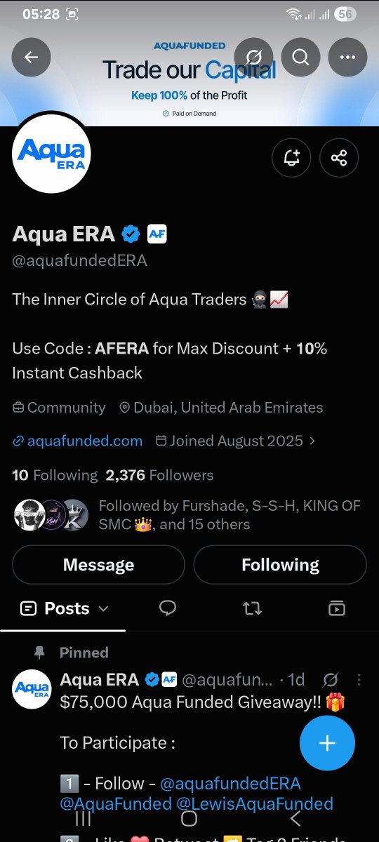 propfirmpros's tweet photo. @pip_prof01 @AquaFunded @LewisAquaFunded @shepherd_fx @aquafundedERA @dee_fvg @pips_daily @danfaari All done. Lets get it gents @luyatrades @ai_toolkit_hub @Yalujb https://t.co/xSm0L1nmzB