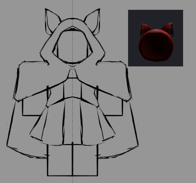 DaRulesToon's tweet photo. im working on a little update for the skin concept and i realized i can reference one of my favourite classic roblox hats!! https://t.co/BTjzs70SMx