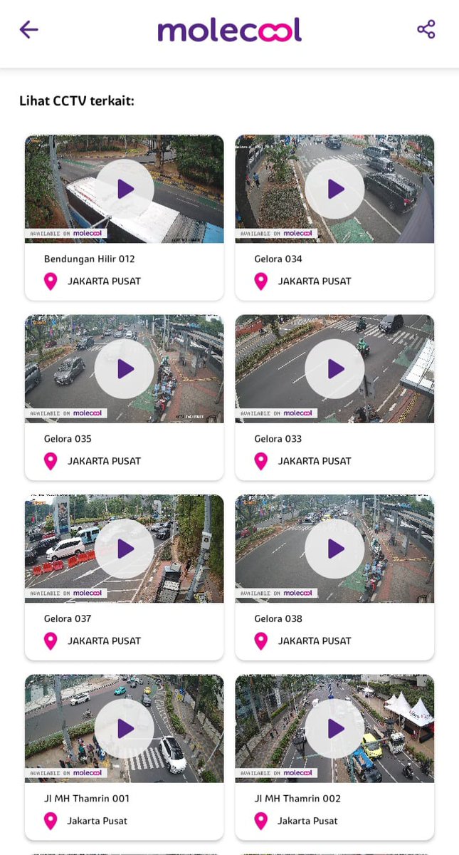molecool_id's tweet photo. Minggu Waktunya Slow Living! Cek Rute Jalan Biar Lancar

Sebelum berangkat, pantau kondisi jalan lewat Molecool Live CCTV biar perjalanan lancar. Hati-hati di jalan ya!
#InfoLalin #Molecool #TemanDiJalan  
https://t.co/N6GcJOuiY8 https://t.co/tW2de6kk3G