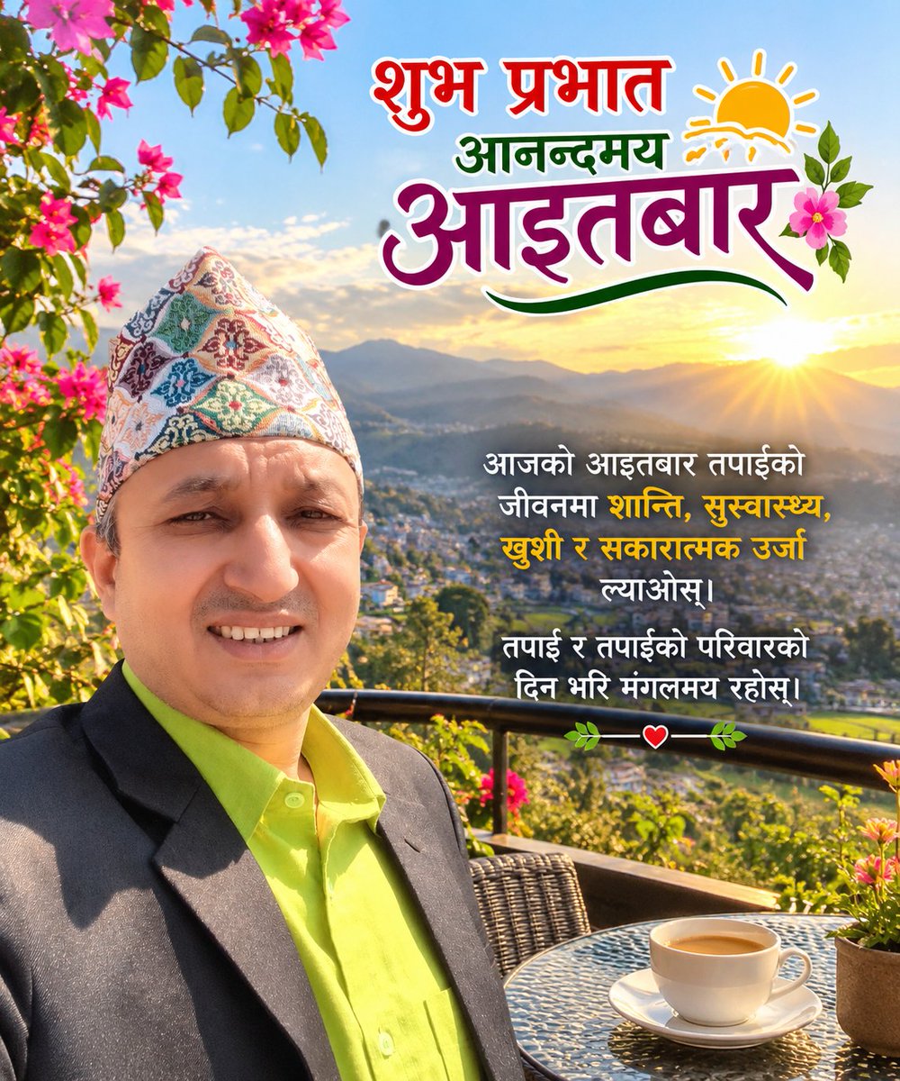 Sanghuli's tweet photo. Happy Sunday! https://t.co/wqgLGHNNjU