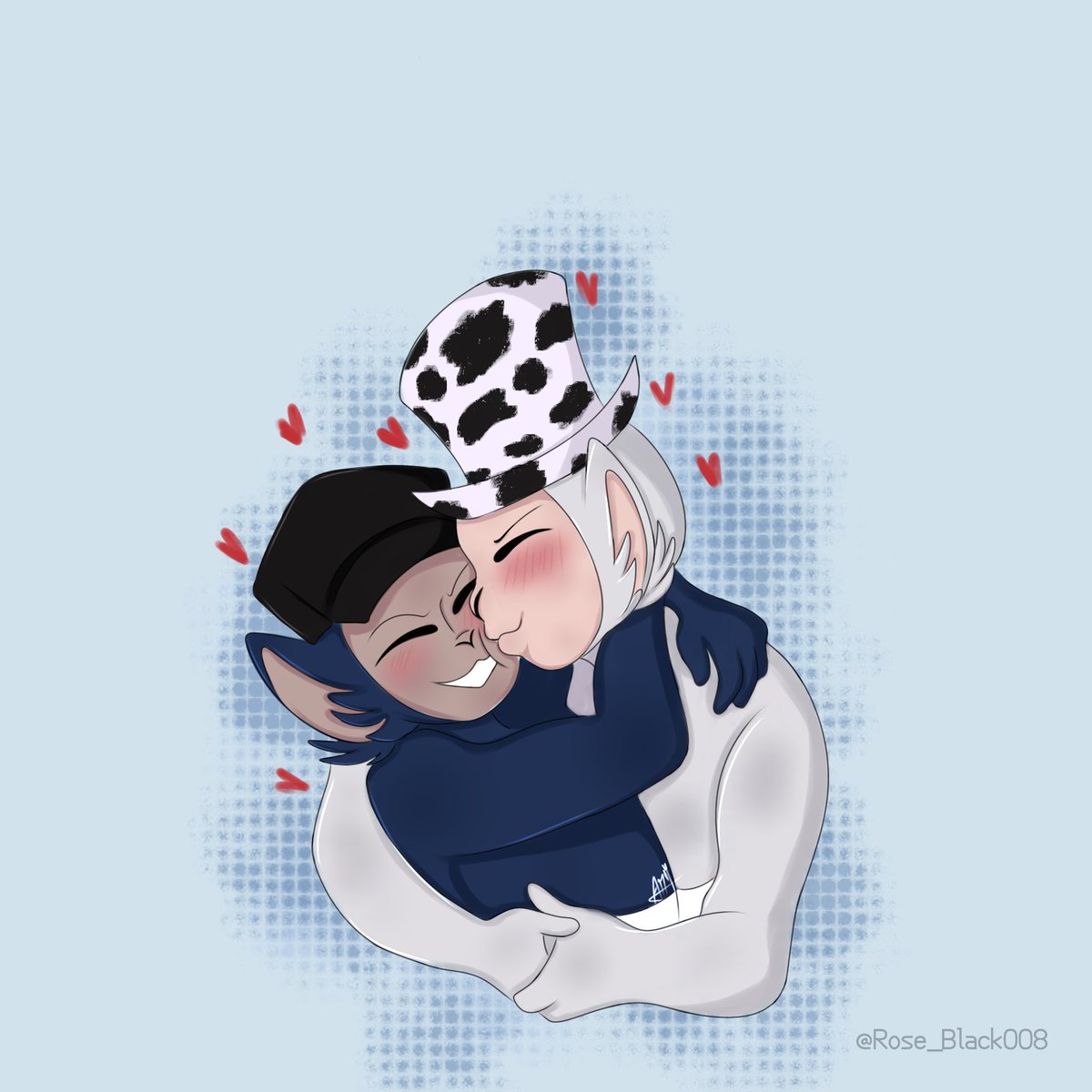 Rose_Black008's tweet photo. Me gustó el shipp (nueva obsesión lol)

«Ron x White» 

 |💙🤍|

#slendytubbies #WhitexRon https://t.co/mAnXCMpEw3