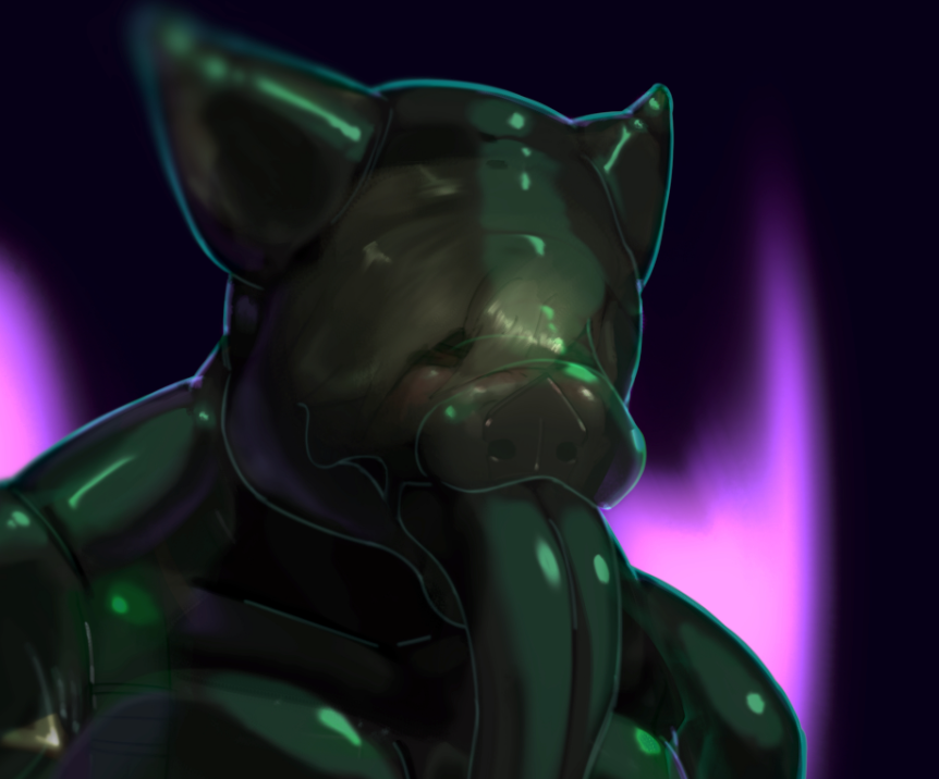 DizrahkAD's tweet photo. Tried some Slime shading for the first time in a while and goddamn I feel like I finally got it down. https://t.co/nEJHcpQYAS