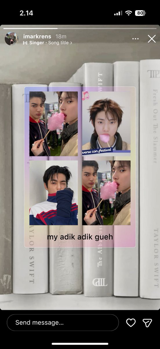 todaisya's tweet photo. 🆕 instagram polaroid template~
more preview &amp; cara beli ada di quoted tweet <33
— 300+ templates IDR 20k🧣

# ig story lockscreen apple music spotify bumble findmy email tiktok bereal etc for writing purpose https://t.co/HOSVRxMt6X