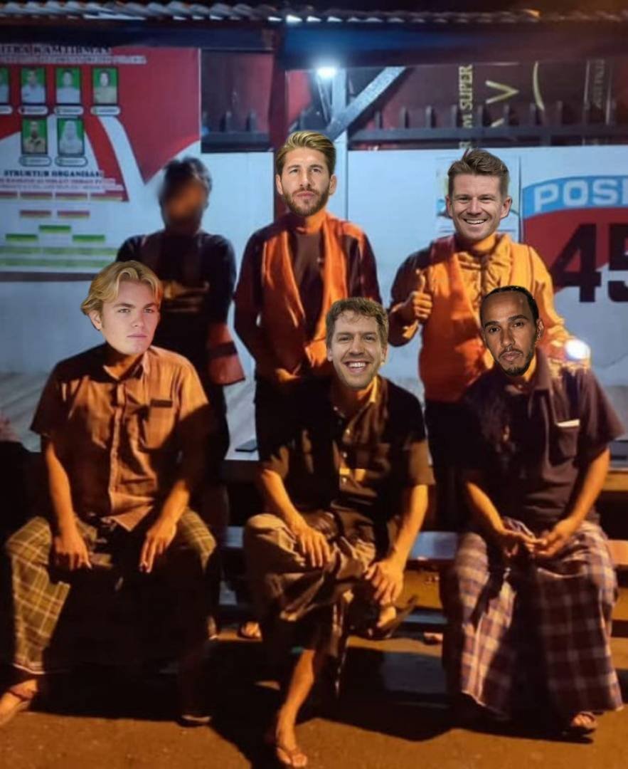 PrincipalJesse's tweet photo. Nyok udah gweh editkan @PrincipalSilasz @D87Hulkenberg @D86SERGIO @D85Hamilton @D85Rosberg https://t.co/5prH3JSp4l