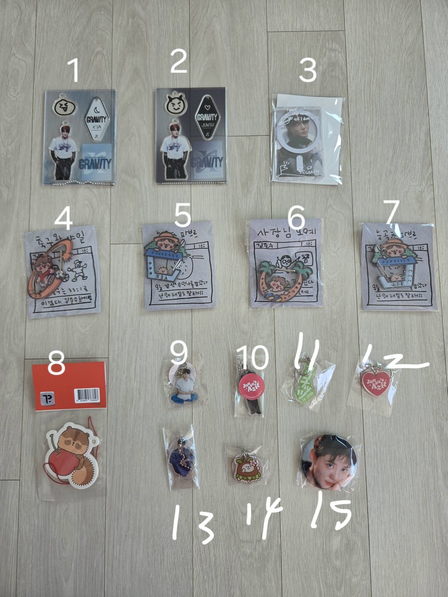 __xiaxiaxia1215's tweet photo. [양도] @XIA_market 알티 감사합니다💓

1~2. 중력콘 도쿄/오사카 키링 각 15,000원
3. 중력콘 맥세이프 카드 지갑 25,000원
4~7. 데준 카라비너 각 10,000원
8. 람샤 종이방향제 9,000원
9~15. 아지트 가챠 각 5,000원

장터봇 태그 제외 후 멘션

10/3 엘리, 10/5 드큘, JX콘, 10/18 놀페 직배 가능 https://t.co/GuYWdOHXIy
