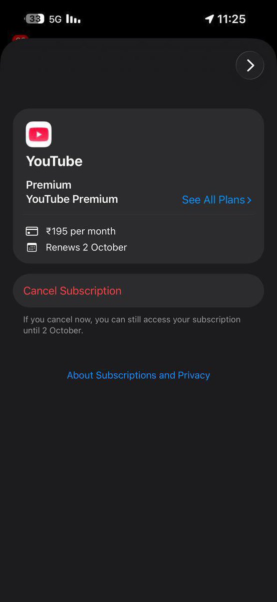 tu_ma9's tweet photo. حل مشكلة يوتيوب الهندي ….
اذا بتجدد الاشتراك

تفضل

تجديد الاشتراك الهندي بدون VPN 🇮🇳
طريقة التجديد
ادخل إلى طرق الدفع واختر إضافة طريقة دفع جديدة.
اختر UPI كوسيلة للدفع.
اكتب اسمًا هنديًا شائعًا، ثم أضف علامة @.
بعد علامة @ جرّب أحد رموز البنوك المتاحة.
إذا لم تُقبل من المرة الأولى، جرّب اسمًا آخر أو غيّر رمز البنك حتى تجد تركيبة تعمل.
صيغة الكتابة
<name>@<bank>
مثال:
msingh@pnb
رموز بنوك يمكن تجربتها
<name>@pnb
<name>@sbi
<name>@barodampay
<name>@axisbank
<name>@axl
<name>@okaxis
<name>@hdfcbank