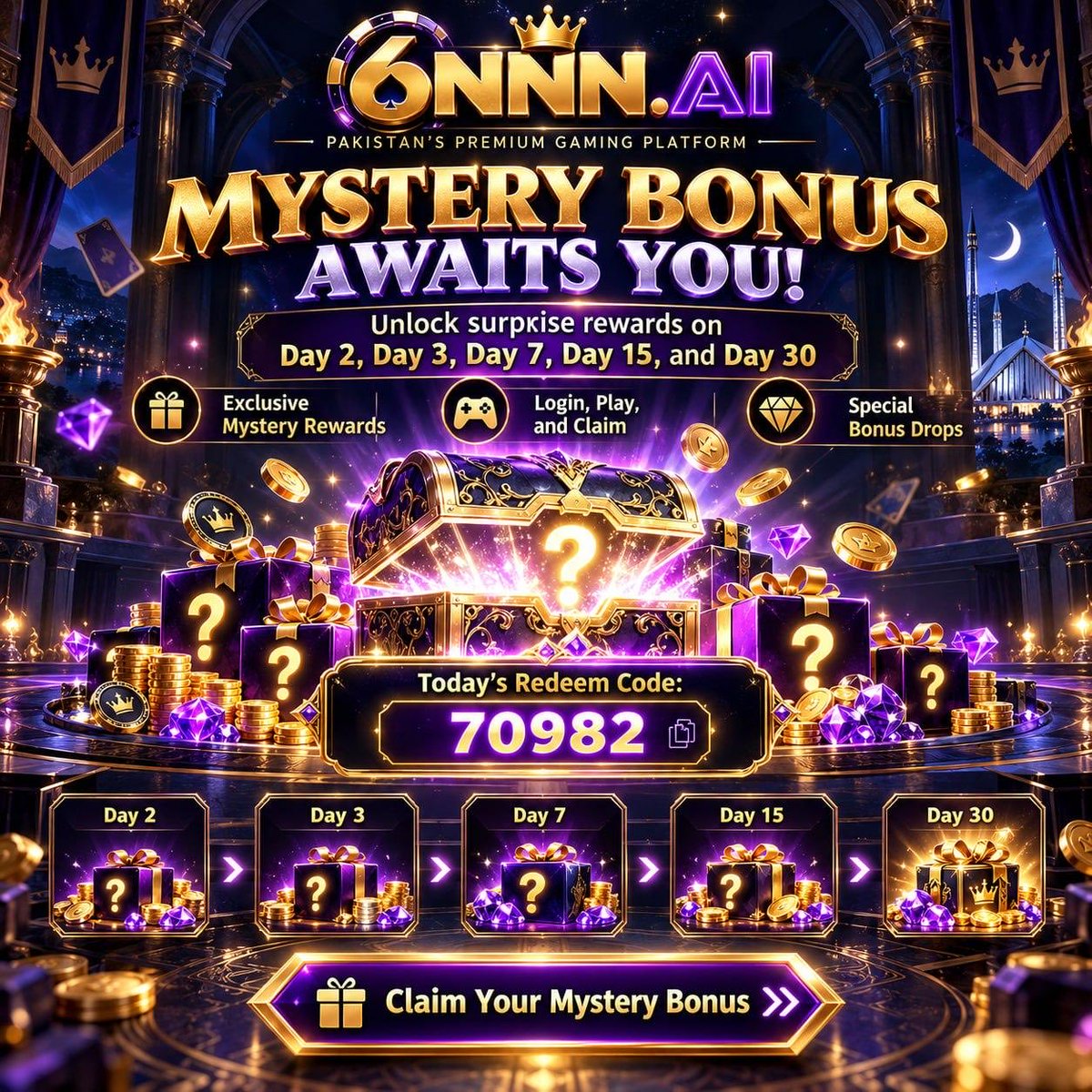 6nnncom's tweet photo. 😀Today's betting code:78223

🍀Yesterday's top-up code: 26265

😀Today's top-up code: 70982

⭐Tomorrow's top-up code: 66288

🎁Enter the code to claim your 88888 rupee prize!✨✨✨ https://t.co/jmafxGJahc