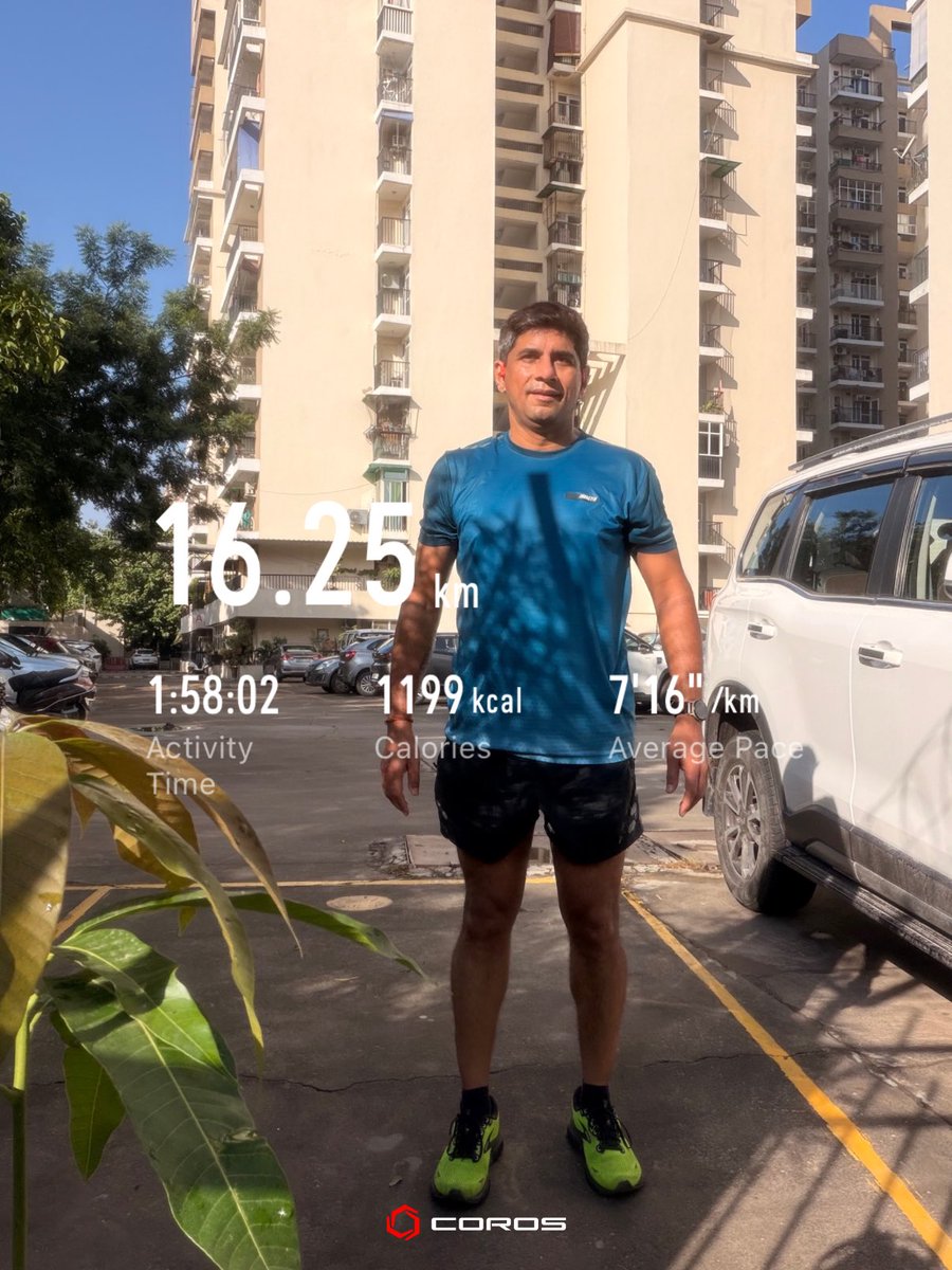 PatankarRishi's tweet photo. 10 Miler :Slow run, long story. 🐢🏃‍♂️ At this pace, my recovery run needs a recovery run.

#Running #Runner #Run #RunningMotivation #RunHappy #RunningCommunity #RunLife #DistanceRunning #LongRun #SlowRun #RunForFun #RoadRunning #Fitness #FitnessMotivation #Endurance #NeverStop https://t.co/RIQ40sJces