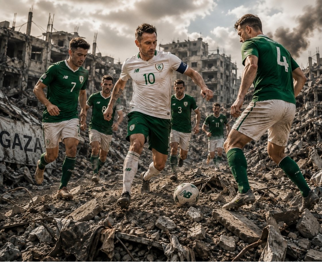 AnnWalsh1921464's tweet photo. 🚨🚨🚨  🇮🇪 Irish Footballers‼️

                    "IF YOU PLAY THAT MATCH TODAY,
                          DON'T BOTHER COMING HOME."

From Everyone in Ireland 🇮🇪⚽🍀

                                                       #StopTheGame   #DontPlay https://t.co/eNPoBLLHWt