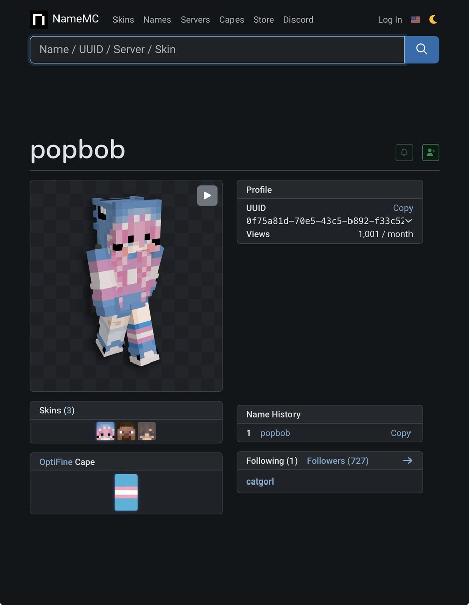 sprite1919810's tweet photo. Popbob changed skin 11 days ago.
I just want to send it. yeah…
#popbob #hacker #2b2t https://t.co/vINMz1evRd