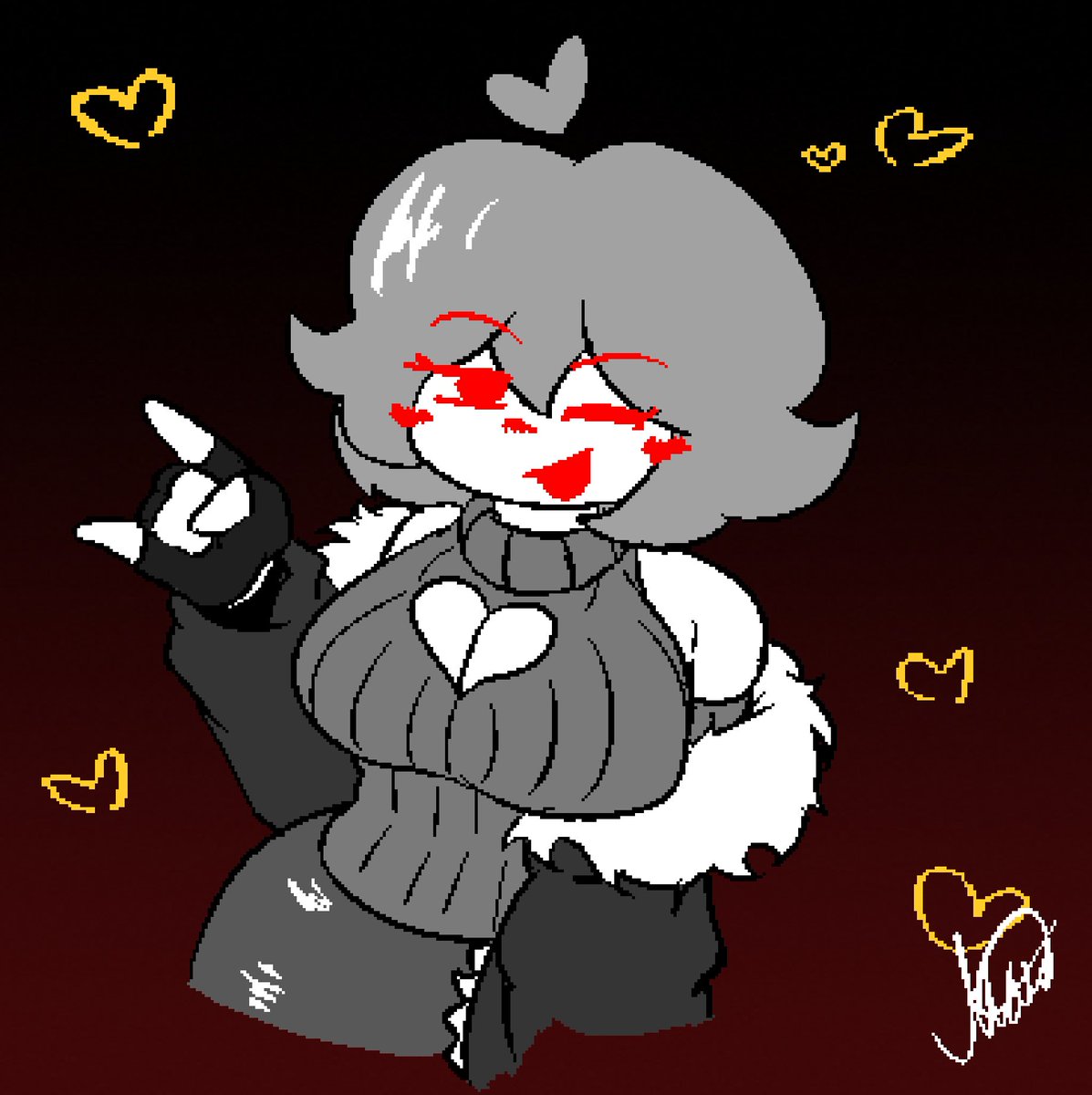 toryafaidyui's tweet photo. LoveManiac Chara as Fell Chara
#undertale #lovemaniac #pixelart #art #NSFW #chara #underfell https://t.co/uXu4WYdpBS