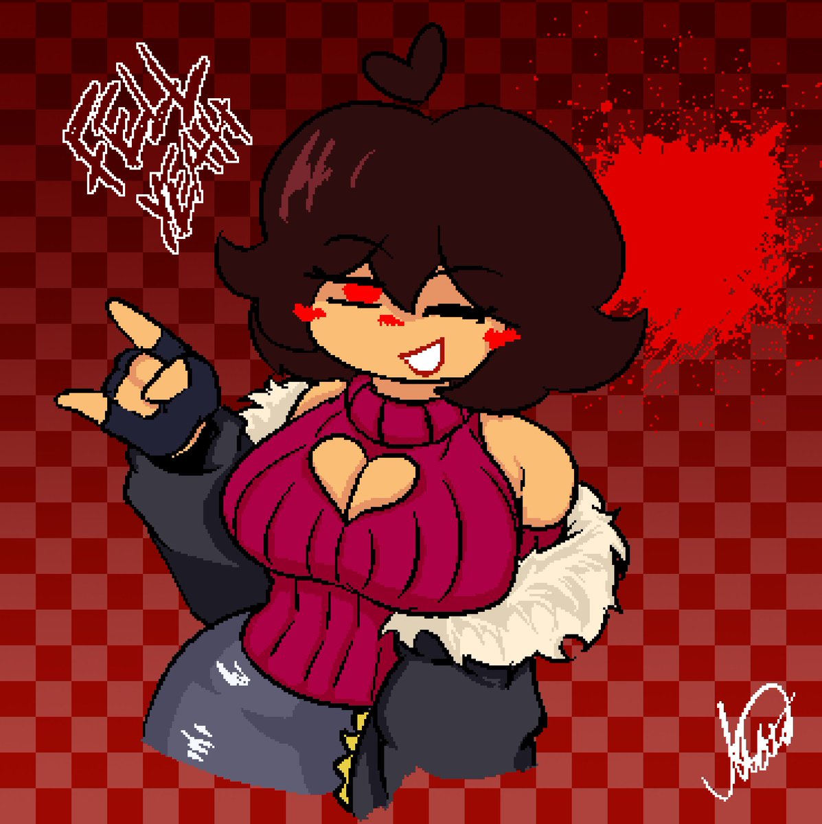 toryafaidyui's tweet photo. LoveManiac Chara as Fell Chara
#undertale #lovemaniac #pixelart #art #NSFW #chara #underfell https://t.co/uXu4WYdpBS