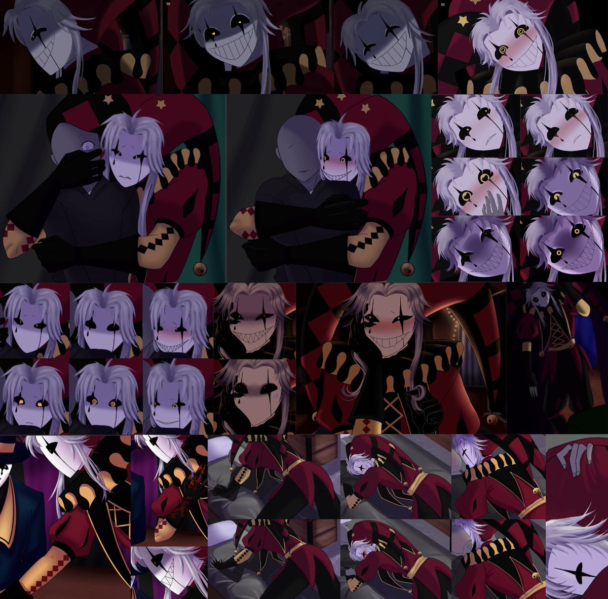 Rising_Tide_0's tweet photo. Pierrot Sprites! https://t.co/MG0OM0Y2sP