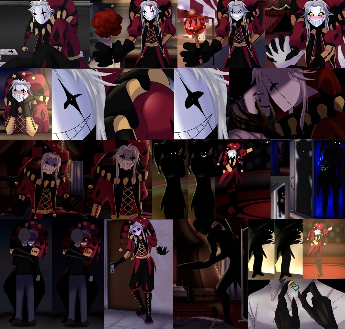 Rising_Tide_0's tweet photo. Pierrot Sprites! https://t.co/MG0OM0Y2sP
