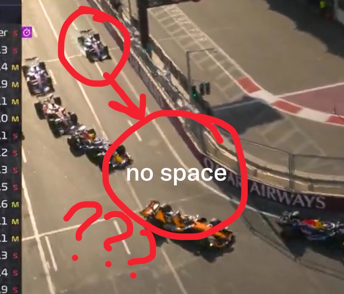 sainzastri's tweet photo. i’m still so mad cause genuinely where did he think he was going??? what did he think was going to happen???????? https://t.co/dJpkpIrgMv