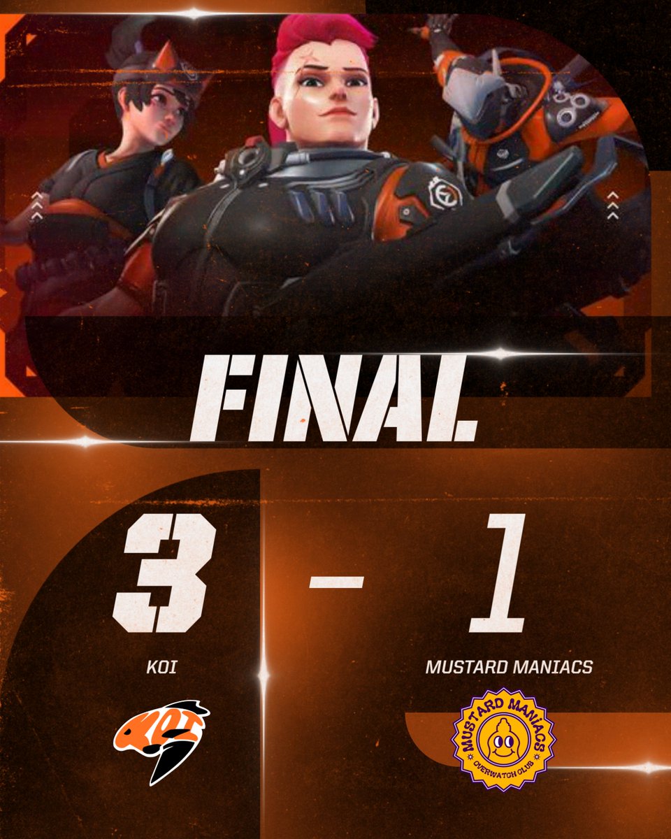 TeamKoi_OW's tweet photo. GGS @mustardmaniacs. We take the dub in week 1. It's only the start for us fishies
#JoinThePond https://t.co/yxk6tHgOPP