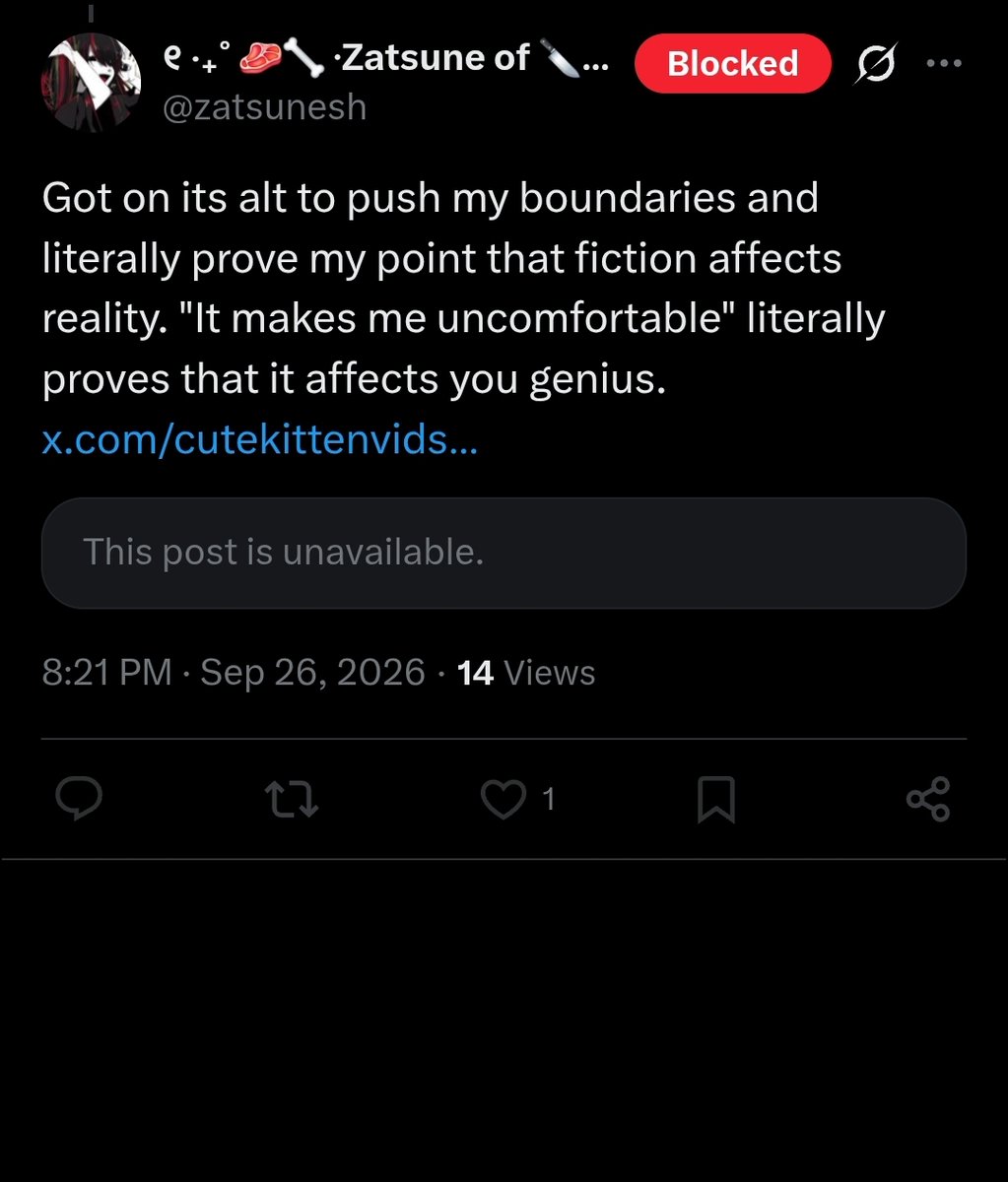 cutekittenvids's tweet photo. @zatsunesh you told me to kill myself lmao https://t.co/4SH3aWq09u