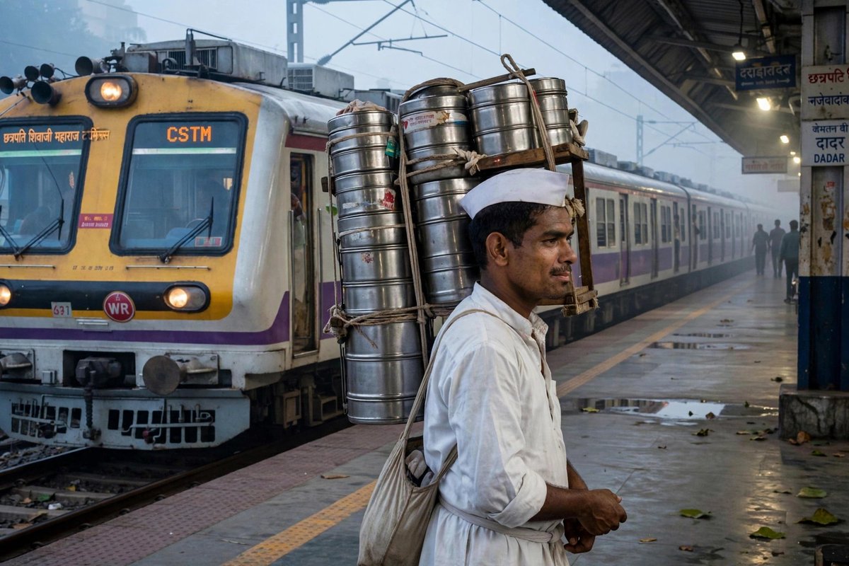 MChitti97's tweet photo. @MumbaiMetro01 #SaturdayStories
#HumansOfMumbai
#MumbaiMetro
For normal people who are traveling
Mumbai Dabbawala
Prathi roju 2 lakh lunch boxes, rain aina, rush aina time ki deliver chese Mumbai lifeline. Local train lekapote, tiffin aagipodu vaalla dedication valla Mumbai nadustundi https://t.co/nEJIVyiEn2