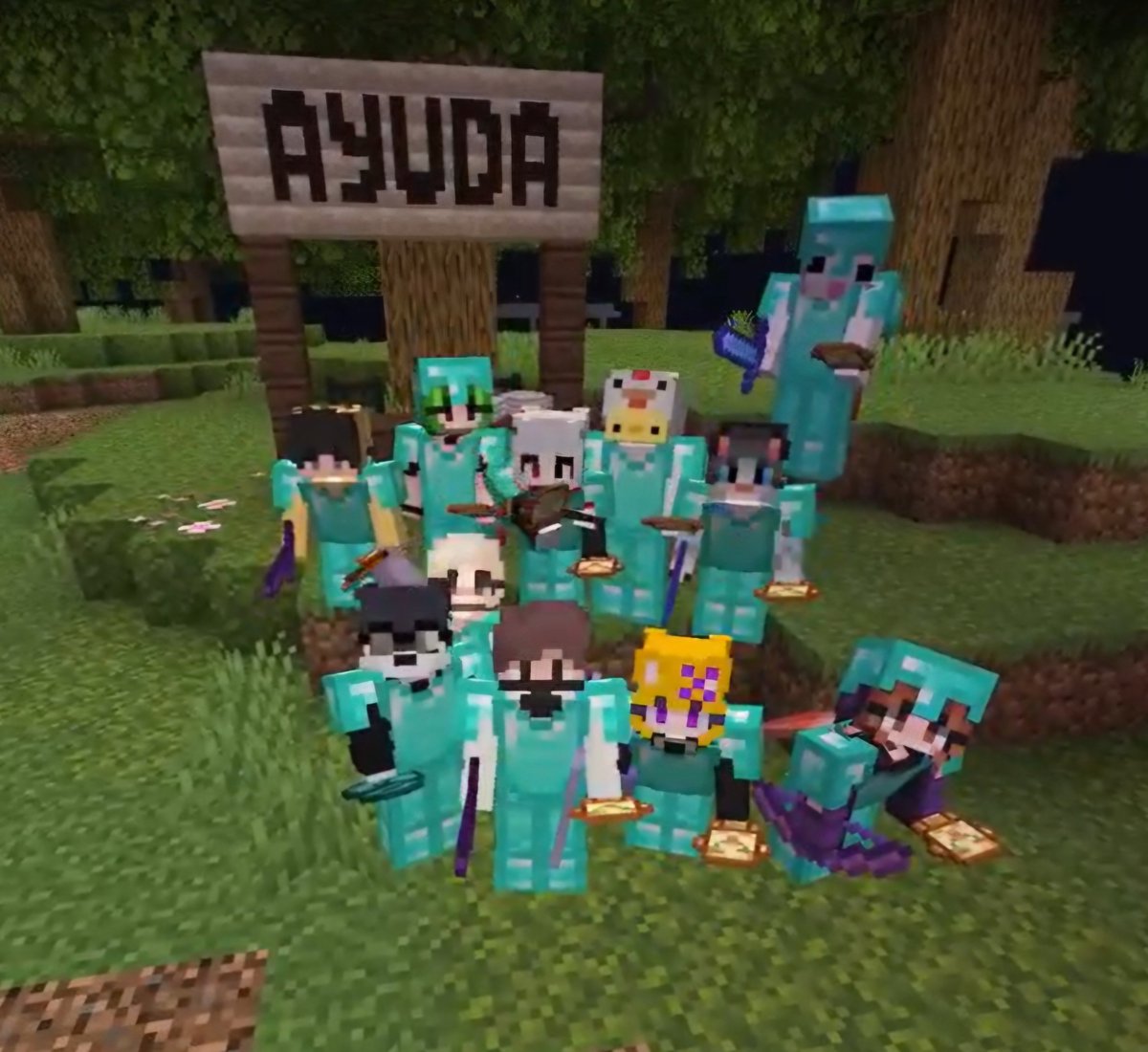 Guisante6's tweet photo. Captura del mejor team 🥚❤️
#DedsafioMinecraft4 #WebonesCorp https://t.co/hTgaC1MnNM