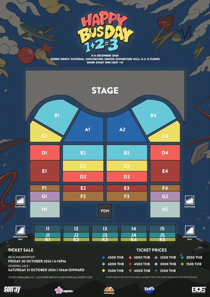 MaisonST_'s tweet photo. 🎂✨ 𝐇𝐀𝐏𝐏𝐘 𝐁𝐔𝐒𝐃𝐀𝐘 ✨🎂

🎟️ เปิดรับกดบัตร BUS
💸 ค่ากดเริ่มต้นเพียง 300.-/ใบ

6,500–5,500 ➜ 500.-
5,000–3,500 ➜ 400.-
3,000–1,500 ➜ 300.-

📩 เปิดจองคิวแล้ว
DM มาได้เลย 💗

#HappyBUSDAY2026
#BUSbecauseofyouishine 
#SONRAYMUSIC https://t.co/JVoLvrWlKt