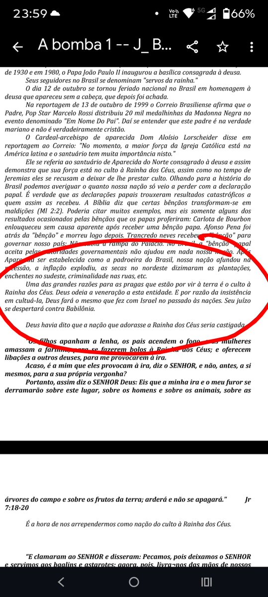 rafaelabarbosa's tweet photo. @brizollucas Olha os trechos do livro do pastor do candidato miliciano. Ele frequenta os cultos desse cara aí. https://t.co/GMNvELPzw9