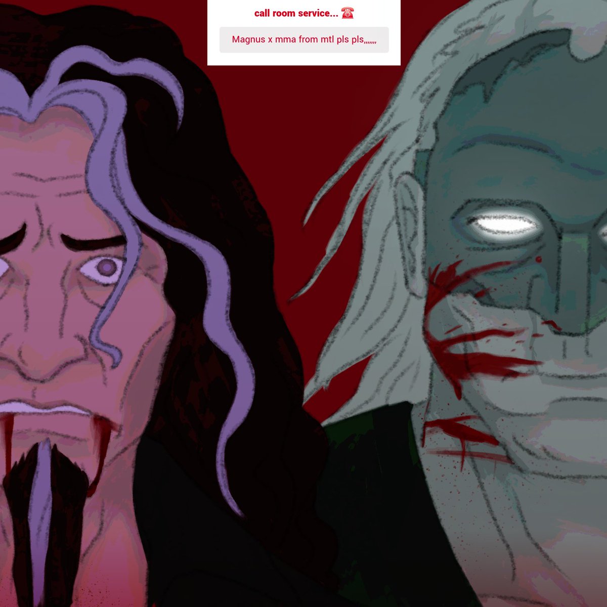 time4antivenom's tweet photo. hello sorry for wait...i took a break from drawing and now i feel like crap! whatever!!! i've never drawn mma and i've barely drawn magnus so this made me kinda crazy i just went for being on model.. i hope it is up to par... #metalocalypse #magnushammersmith #metalmaskedassassin https://t.co/eGsCIbQPct