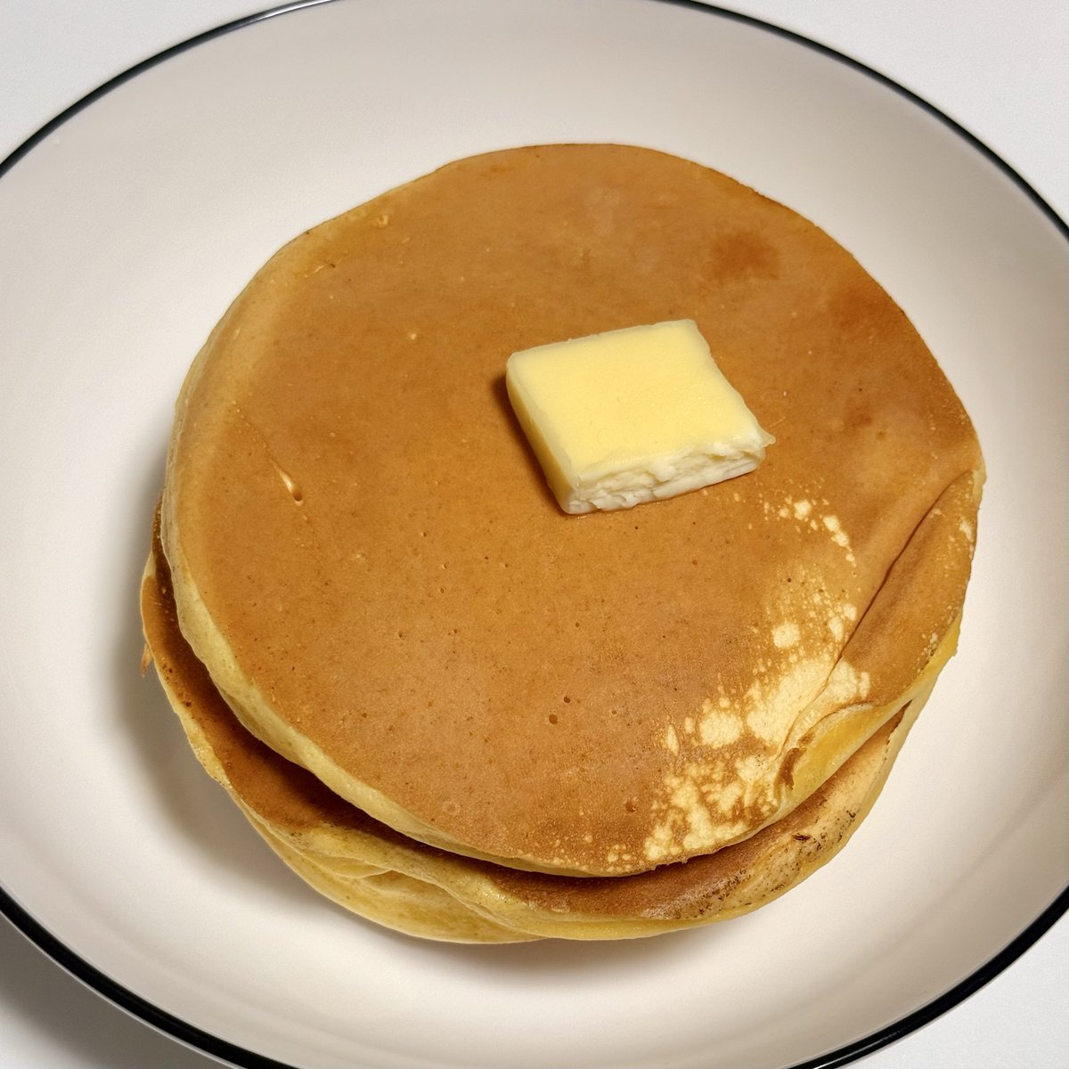 65_kaburaki's tweet photo. ちょっとよれたけど、ヨシ🥞 https://t.co/dmAITFlCS0