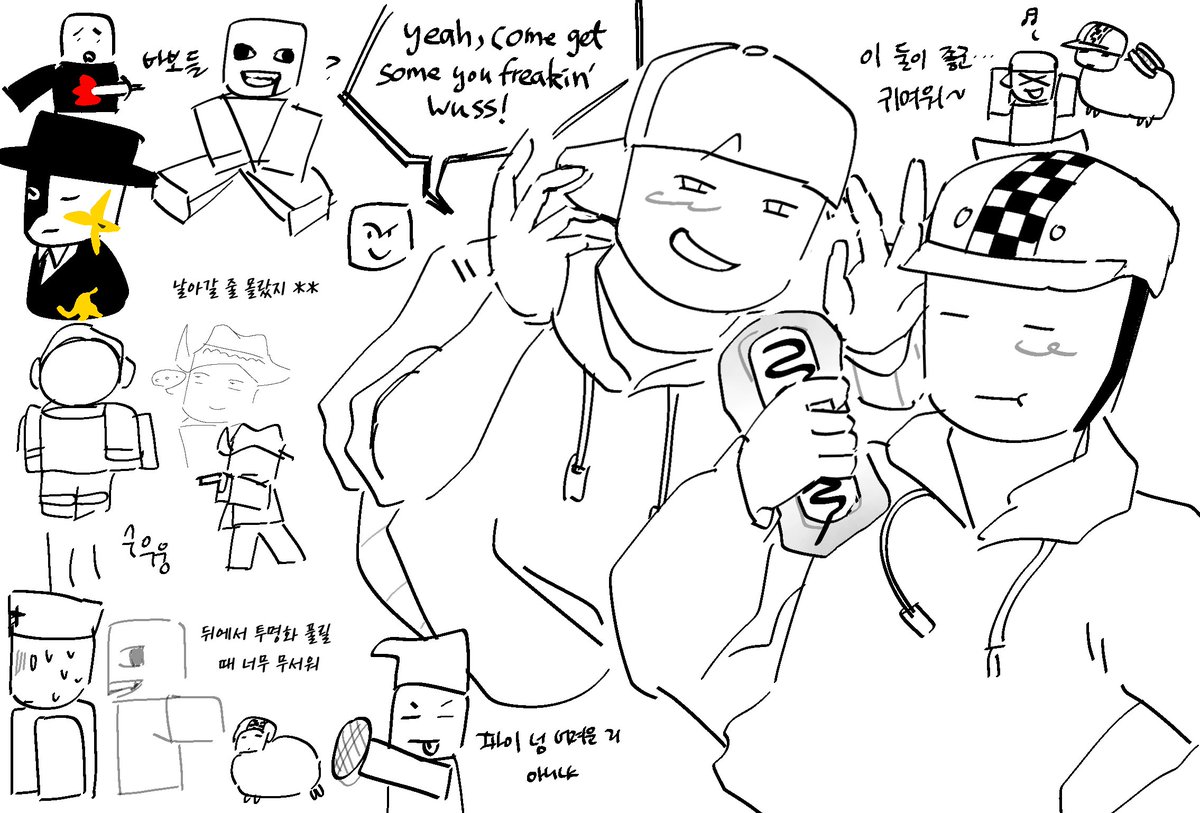 ouija__7's tweet photo. 한창 반인반블록체 연습할 시절 그렸던 거... 나중에 부끄러우면 지움 https://t.co/G6FUmNXMor
