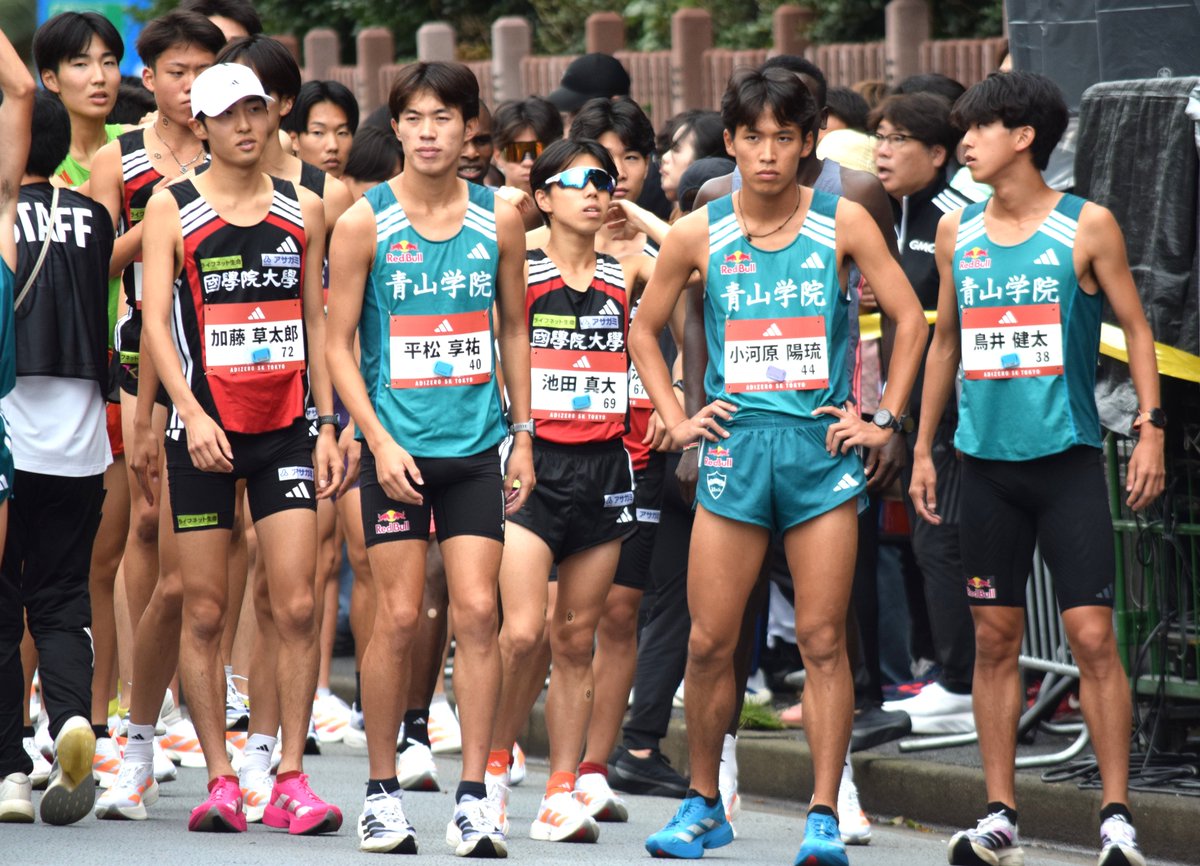 sanspo_rikujo's tweet photo. ADIZERO 5K TOKYO CHALLENGE
＃青学大　＃創価大　＃adidas https://t.co/1jThvyVbve