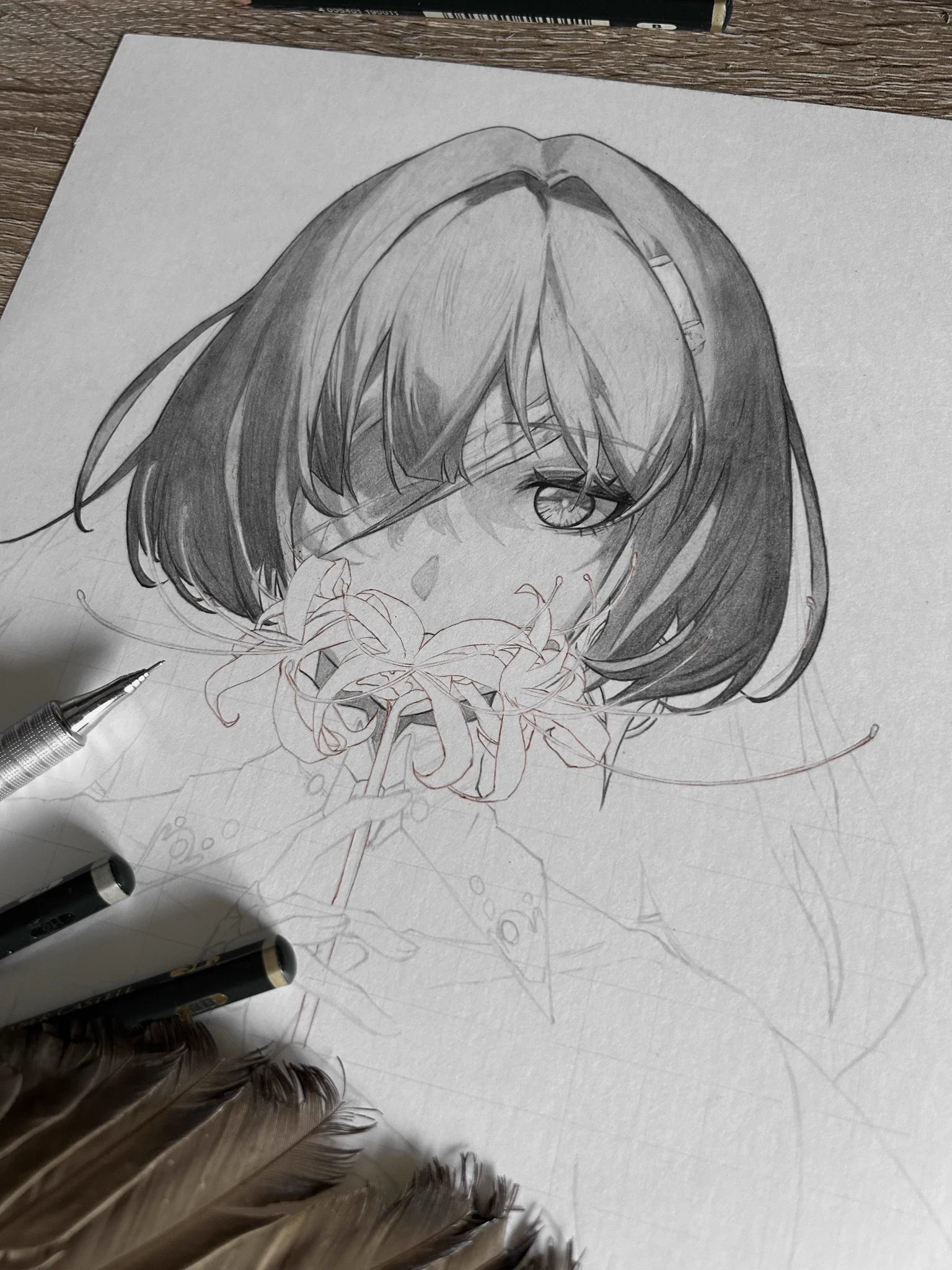 色鉛筆画 夏草🌱 on X: 
