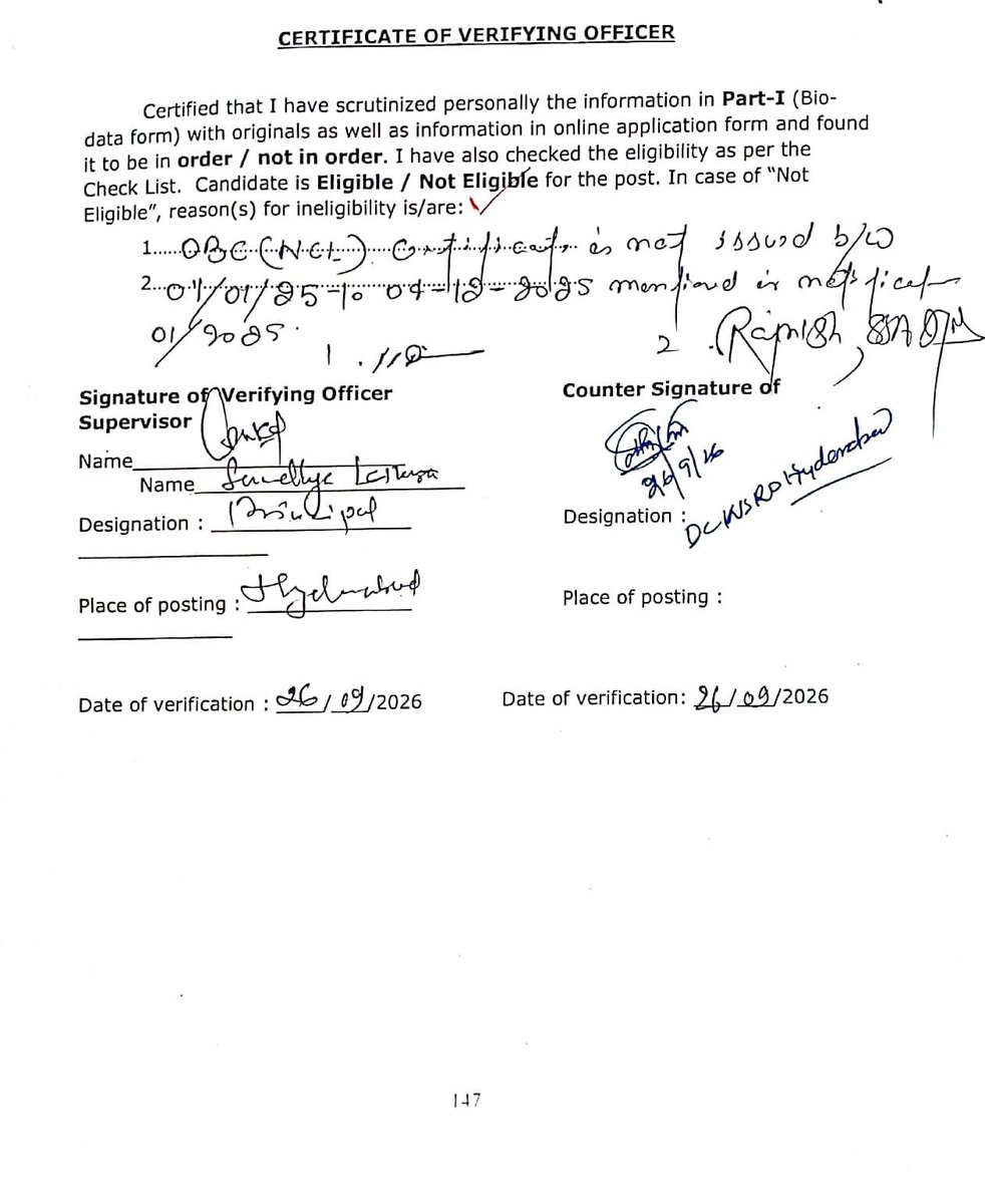 NasirSa56929262's tweet photo. Sir in KVS/NVS Recruitment 2025 they are rejecting us because of mere OBC-NCL certificate cut-off date i.e.

01.01.2025-04.12.2025.Due to this they are not allowing us to gve interview.We have cleared tough tier-1 and tier-2 exams.Please help us.🙏
@Sheeetalps https://t.co/ZU5FF2OUWh