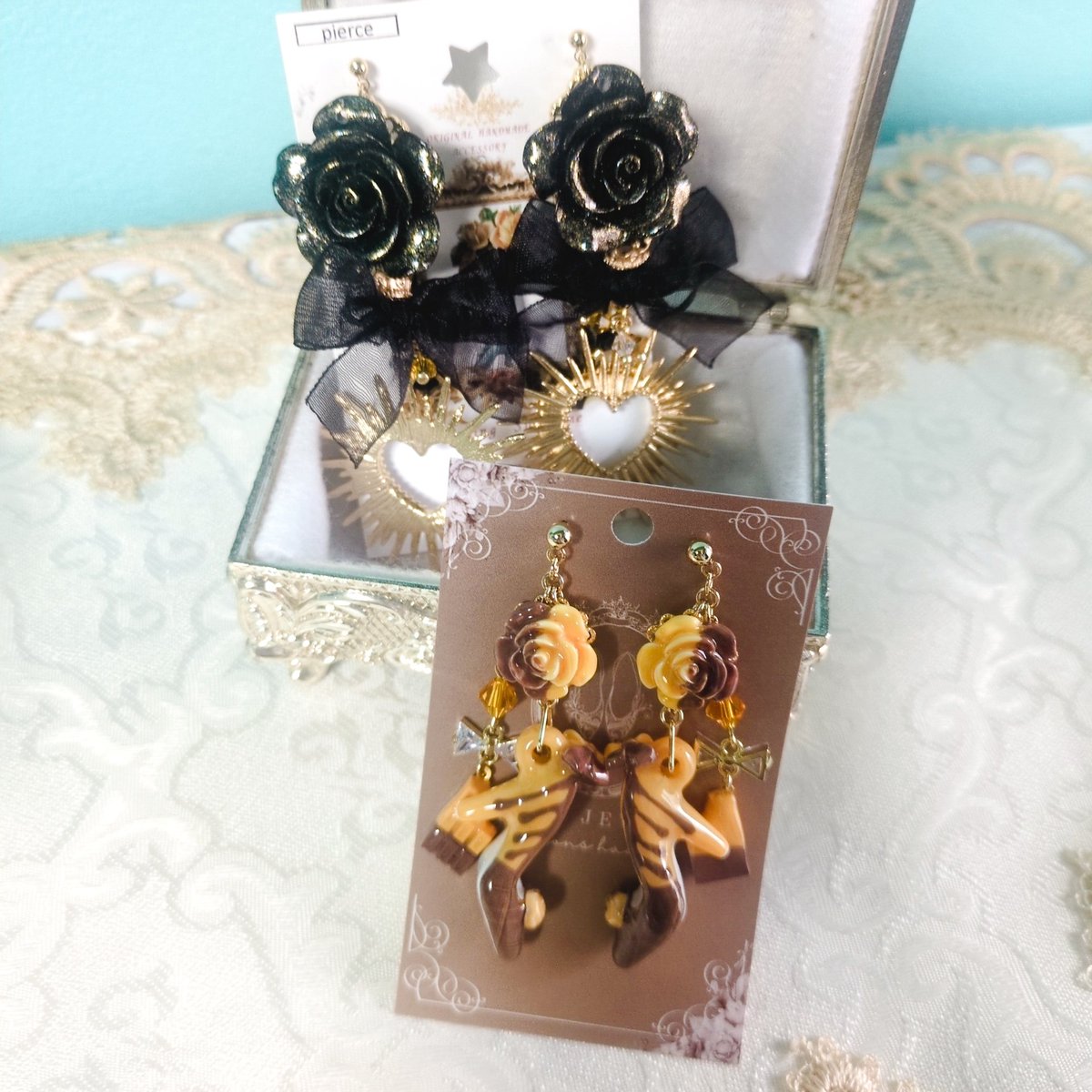 stella_factory's tweet photo. 昨日は終わり際にちょっとお買い物が出来ました✨
私では作りえない、別世界の美しさがとても素敵でときめきがいっぱいです🩷
大事にいっぱい使います✨
 #マジェステ https://t.co/hAJgxwevuw