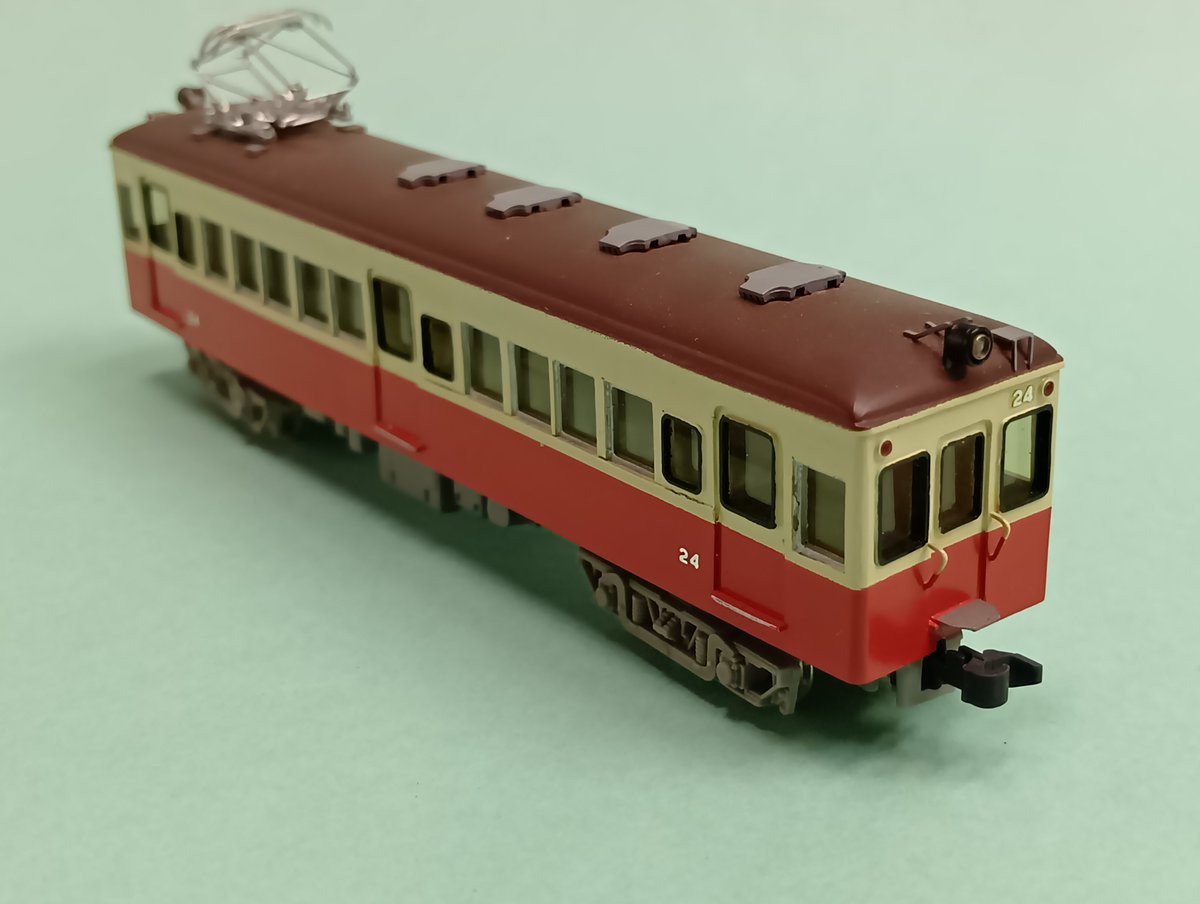 gmtakebe's tweet photo. 琴電２０
色んな技法が手に入れればプラバンから車輌を作ることも夢ではないです。 https://t.co/oK1SlWNt7O