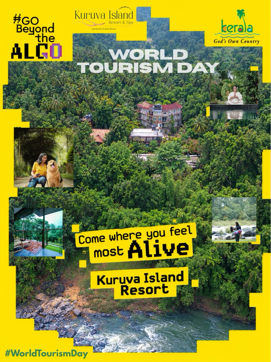 KuruvaResorts's tweet photo. Feel Alive, Touch Grass #gobeyondthealgo #worldtourismday #kerala @KeralaTourism https://t.co/JTcEZzn0re