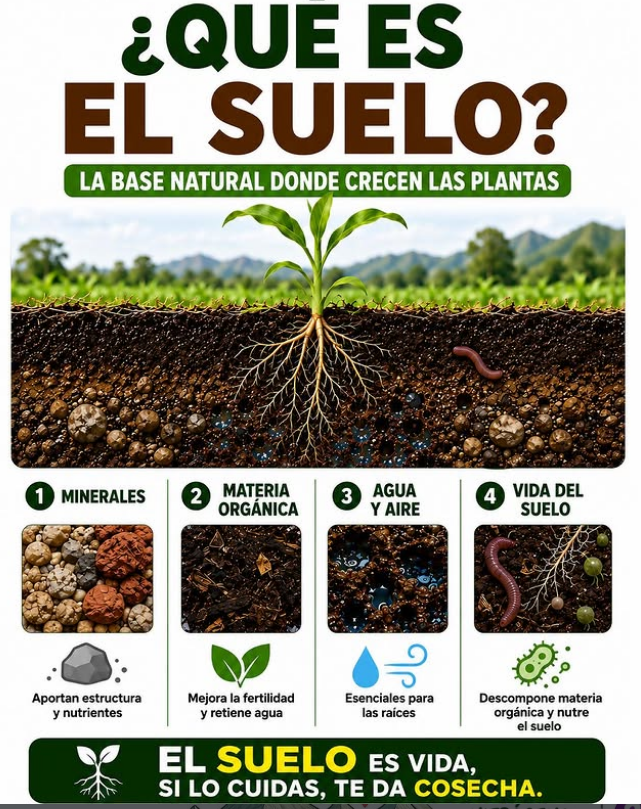 RafaSEF1's tweet photo. D0 27-09-2026 🟢 270-95
#MuyBuenosDíasATodos 😉😊😊
#SabíasQue #ℂ𝕌ℝ𝕀𝕆𝕊𝕀𝔻𝔸𝔻𝔼𝕊 #OtrasCosas
#QueEsElSuelo 😉😏😊#Plantas #Crecen
(📷 @Interesagro) https://t.co/riMUcCkwUJ