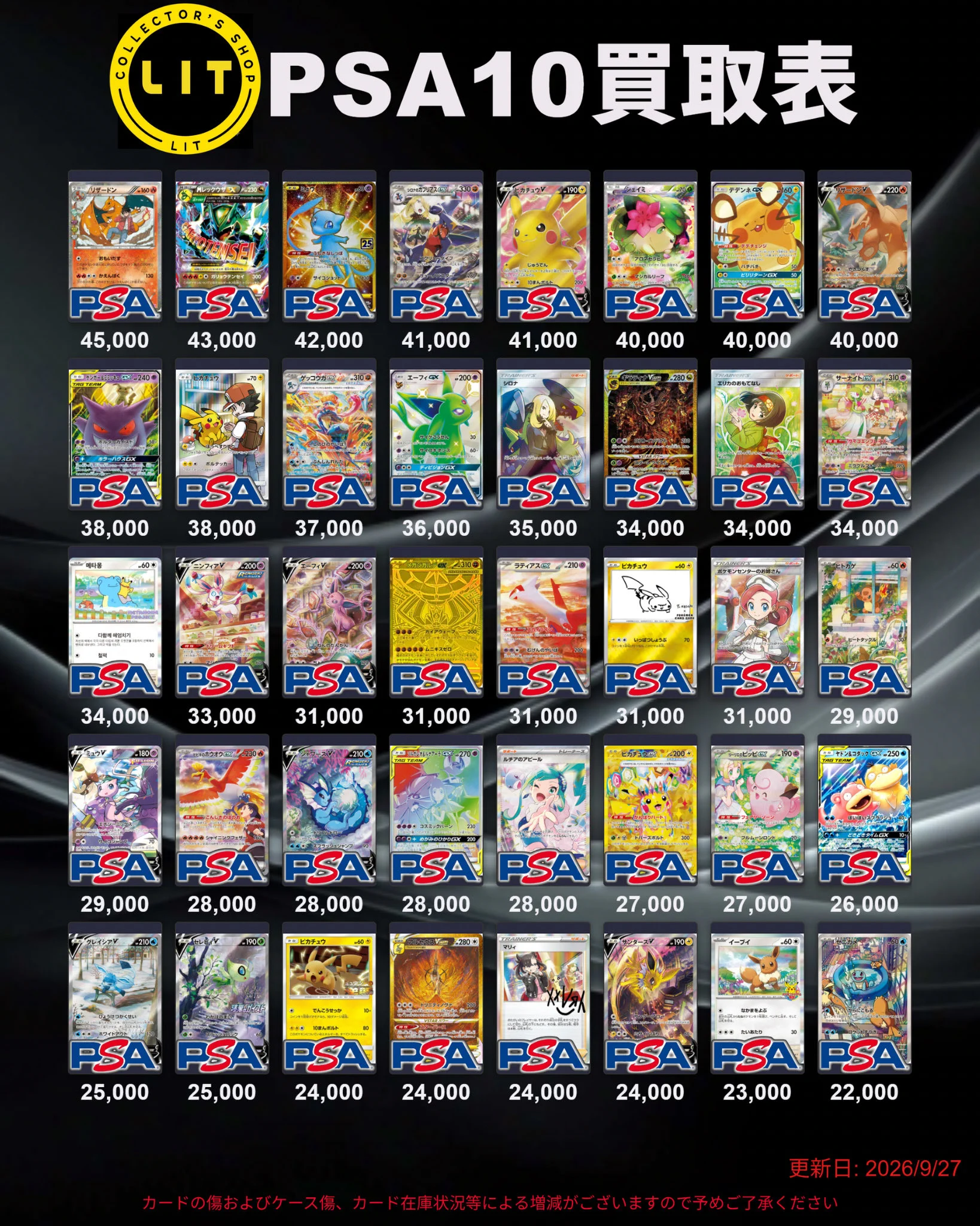 COLLECTOR'S SHOP LIT on X / X