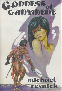 ZebCyrus's tweet photo. The Goddess of Ganymede (1968) by Michael D. Resnick

A spin on Princess of Mars only pulpier. Astronaut ends up on Jupiter's biggest moon &amp; finds life there. He falls for the local goddess &amp; does his best to stop her marriage to the local "god". Talk about divine intervention! https://t.co/FbLoJUKrmJ
