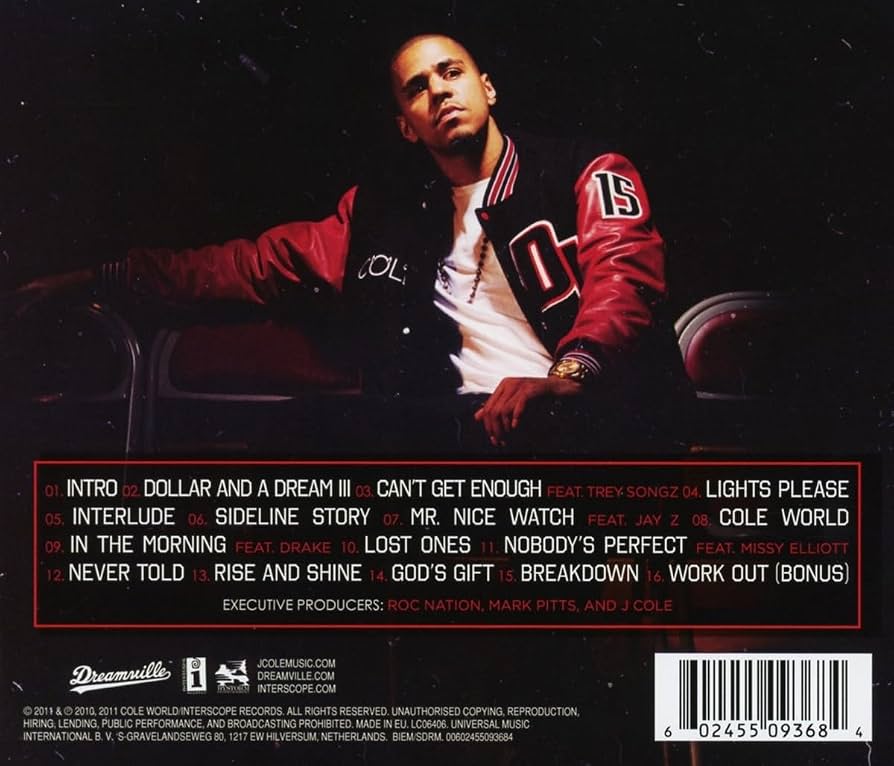 Genius's tweet photo. 15 years ago today, j. cole released his debut album, 'cole world: the sideline story' 💿
the album debuted at no. 1 on the billboard 200 with 218k copies sold in its first week 🔥

what’s your favorite track from the sideline story? 👀 https://t.co/LjoGQiFCIJ