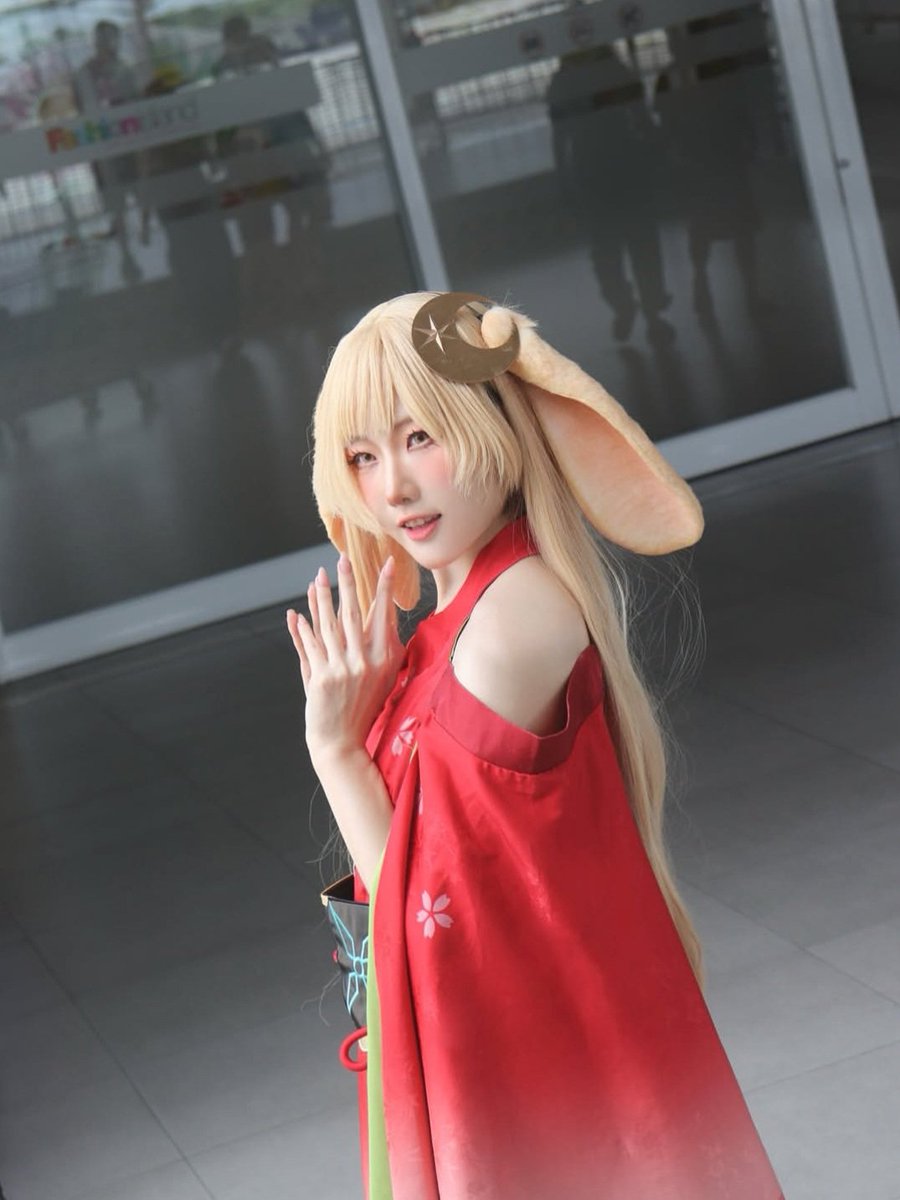 Mmajimee's tweet photo. 🐰⭐️💌

#kaguyacoaplay #คางุยะ #kaguya #cosmicprincesskaguya #cosplayth https://t.co/SzXFqZbthr