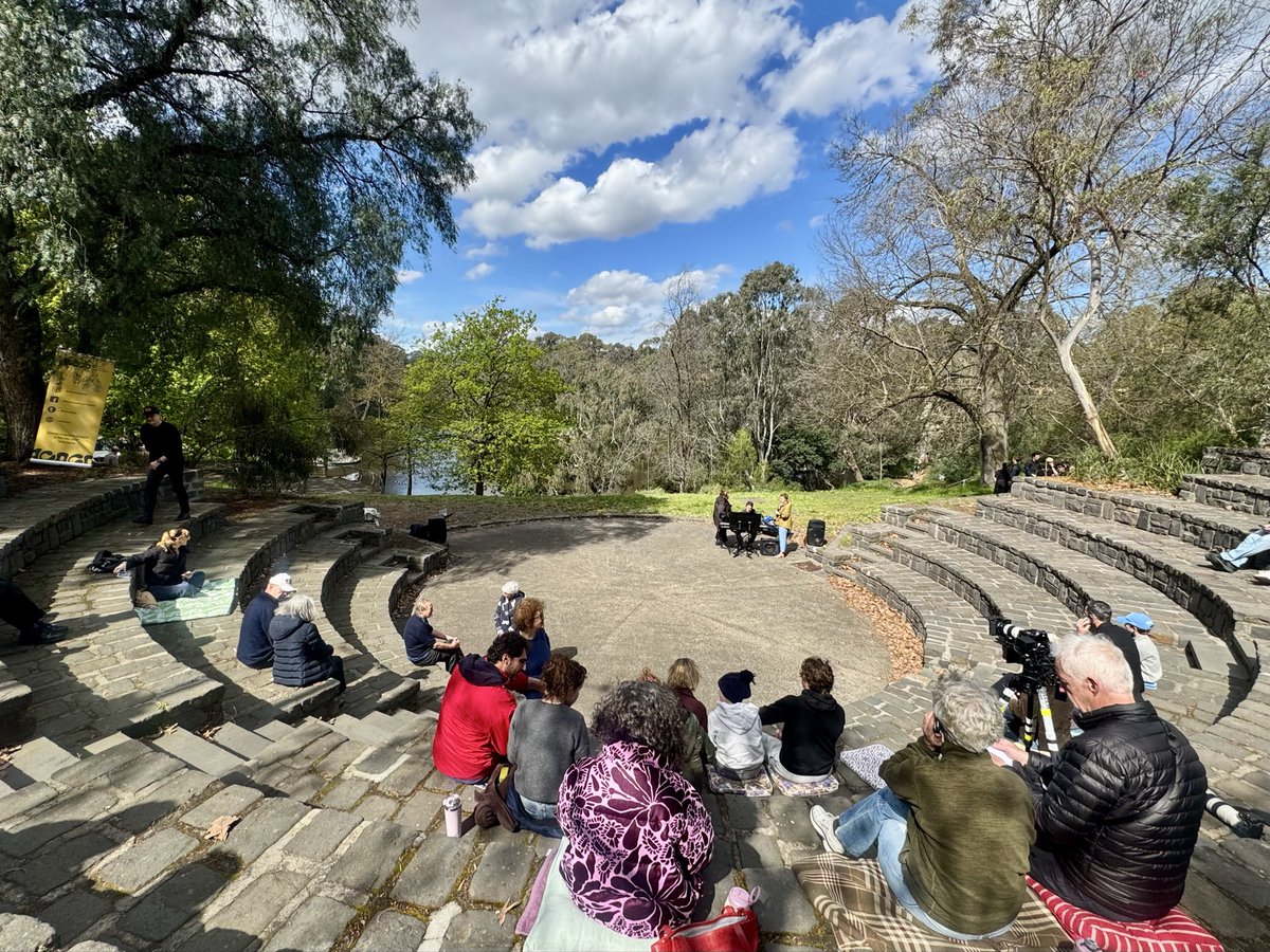 OperaChaser's tweet photo. Something fun for Sunday arvo — Offenbach’s Orpheus in the Underworld reimagined by @acoco_go in the great outdoors at @YarraCouncil’s Fairfield Park with the Yarra River in the background. This could be a performance that’ll have everyone holding onto their hats! https://t.co/FCg35MkBA1