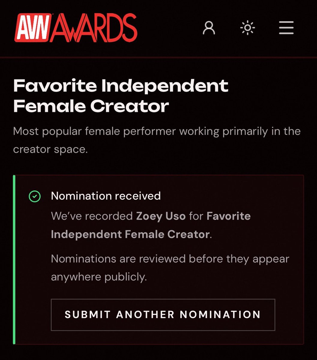 JamesHowIettJr's tweet photo. I just nominated @zoeyuso in the Favorite Independent Female Creator category for the @avnawards, and you can do it too: https://t.co/3R1A13xviV https://t.co/tjDvdDXF0A