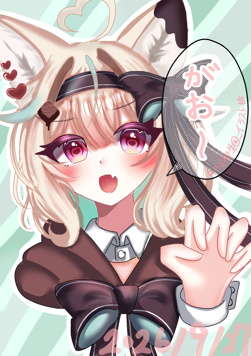 resa_1971's tweet photo. やっと完成したー!
#このみすけっち
#甘狼このみ
#FA
#絵師さんと繋がりたい https://t.co/17J4rycsDj