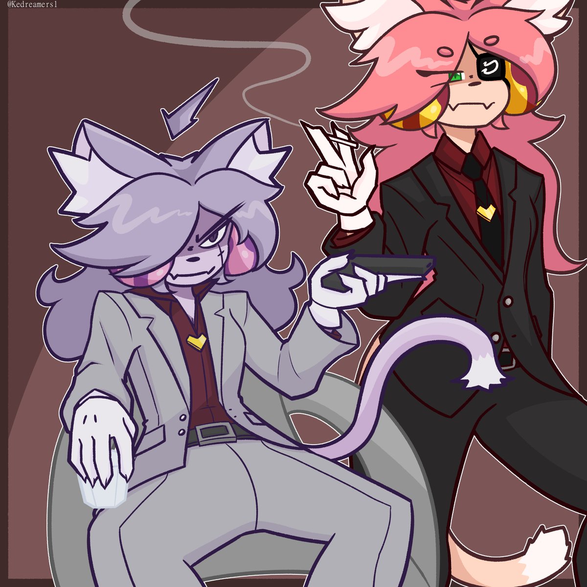 Kedreamers1's tweet photo. Yamewza

#Deltarune #Yakuza #MewMew https://t.co/TdJxLT1fIq