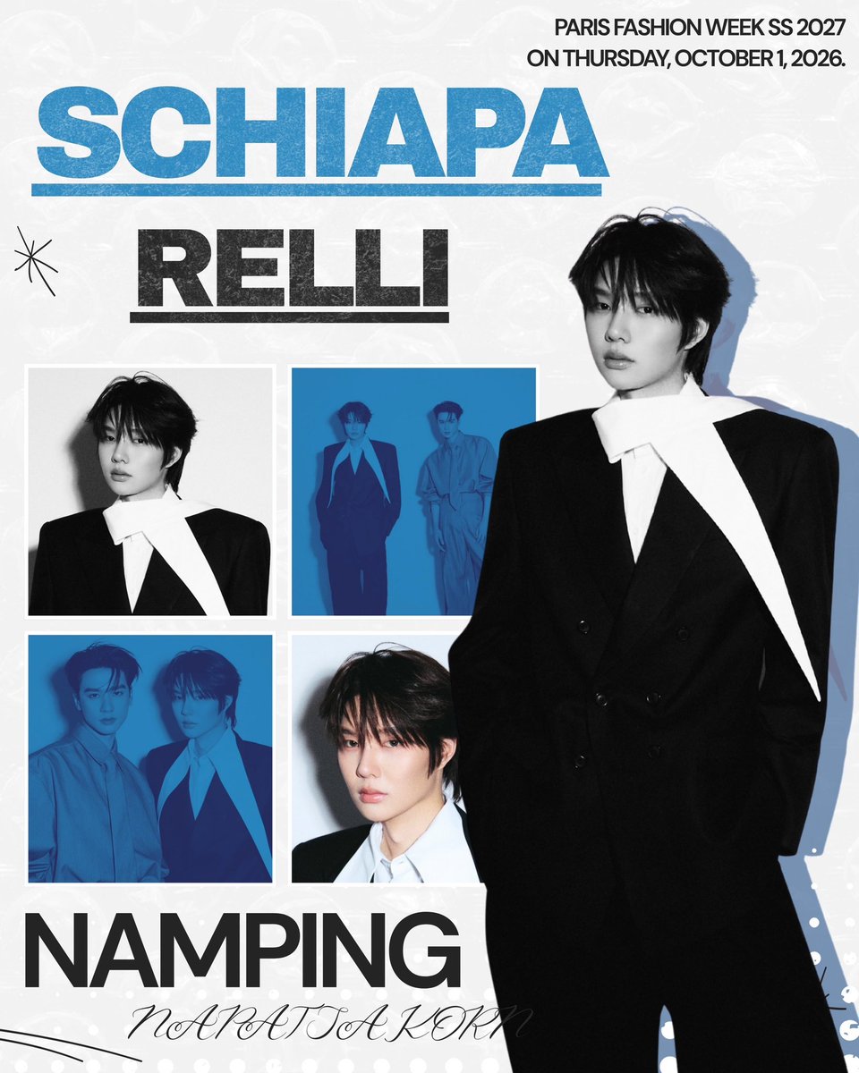 Asm_eyeDS's tweet photo. เริ่มเดินเท้าไปปารีสกันทุกคนนน 

#KengNamping
#nampingster #KengHarit 
#Schiaparelli #PFW
@Schiaparelli https://t.co/So9PEkkLNH