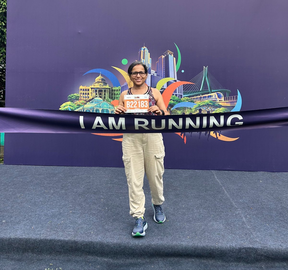 NagavidyaR's tweet photo. Since 2-3 months had to reduce running to twice a week only, as per doctor recommendation
Due to my low weekly mileage , I did not feel like taking part in BLR marathonππ
Still did not skip running today ππββοΈ
#Run #Runner #RunWhileYouCan https://t.co/A8aRp8nZ7r
