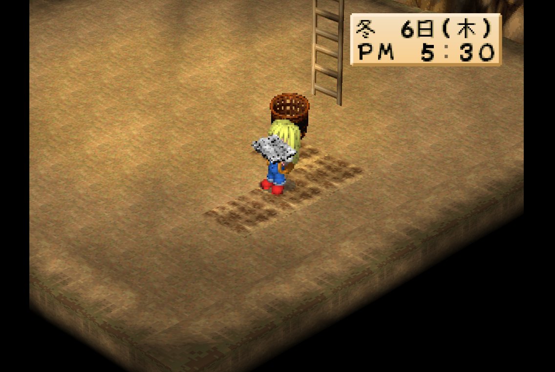 843GAMEroom's tweet photo. 配信外での出来事②

湖の鉱石場���力の木の実と謎の石板を見つけたよ

そして…
⛄が降るよ！！

ということで犬レース(10日)前まで進めたかったですが急遽変更。続きは８日～

マキクミコは大雪でどうなるか心配です..
でもコロボックルにお世話を頼んであるの

#牧場物語ハーベストムーンforガール https://t.co/qnQmyGNEa2